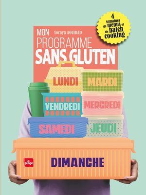 cover image of Mon programme sans gluten